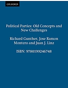 Political parties : old concepts and new challenges