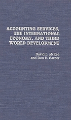 Accounting services, the international economy, and Third World development