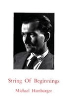 String of beginnings : intermittent memoirs 1924-1954