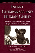 Infant chimpanzee and human child : a classic 1935 comparative study of ape emotions and intelligence