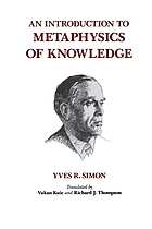 An introduction to metaphysics of knowledge
