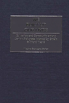 We built up our lives : education and community among Jewish refugees interned by Britain in World War II