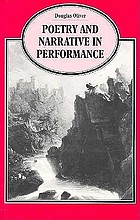 Poetry and narrative in performance