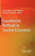 Quantitative methods in tourism economics
