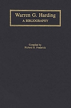 Warren G. Harding : a bibliography