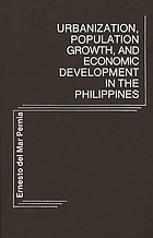 Urbanization, population growth, and economic development in the Philippines