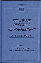 Student records management : a handbook