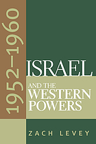 Israel and the western powers, 1952-1960