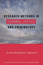 Research methods in criminal justice and criminology : an interdisciplinary approach