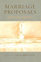 Marriage proposals : questioning a legal status