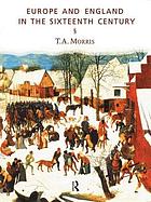 Europe and England in the sixteenth century