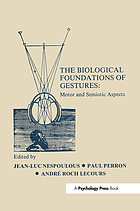 The Biological foundations of gestures : motor and semiotic aspects