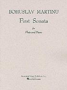 First sonata for flute and piano