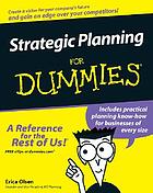 Strategic planning for dummies