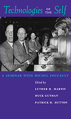 Technologies of the self : a seminar with Michel Foucault