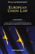Wyatt and Dashwood's European Union law