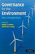 Governance for the environment : new perspectives