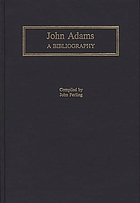 John Adams : a bibliography