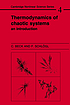 Thermodynamics of chaotic systems : an introduction by  Christian Beck 