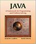 CD to accompany Java, a framework for programming... 著者：  Kenneth Lambert 