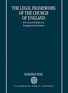 The legal framework of the Church of England : a critical study in a comparative context