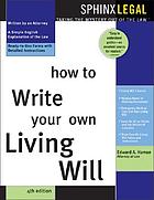 How to write your own living will