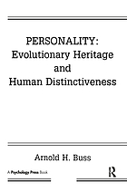 Personality : evolutionary heritage and human distinctiveness