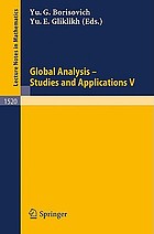 Global Analysis : Studies and Applications V
