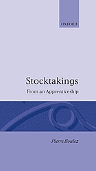 Notes of an apprenticeship