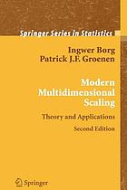 Modern multidimensional scaling : theory and applications