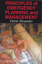 Principles of emergency planning and management