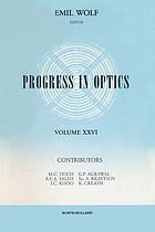 Progress in optics Vol. XXVI
