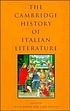 The Cambridge history of Italian literature by C  P Brand