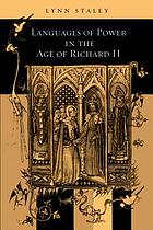 Languages of power in the age of Richard II