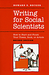 Writing for social scientists : how to start and... de Howard Saul Becker