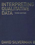 Interpreting qualitative data : methods for analyzing talk, text, and interaction