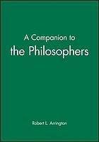 A companion to the philosophers