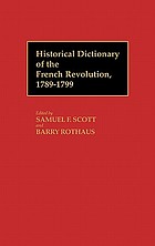 Historical dictionary of the French Revolution 1789-1799