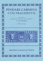 Pindari Carmina, cvm fragmentis,