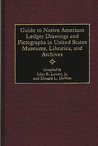 Guide to Native American ledger drawings and pictographs in United States museums, libraries, and archives