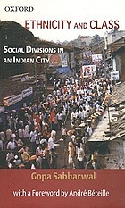 Ethnicity and class : social divisions in an Indian city