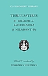 Three satires de Nīlakaṇṭha Dīkṣita