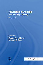 Advances in applied social psychology. Volume 2