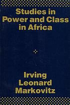 Studies in power and class in Africa