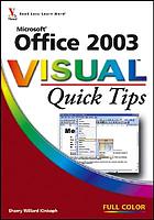 Microsoft Office 2003 visual quick tips