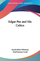Edgar Poe and his critics