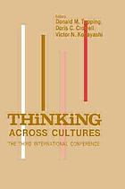 Thinking across cultures