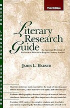 Literary research guide : an annotated listing of reference sources in English literary studies