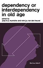 Dependency or interdependency in old age