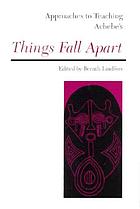 Approaches to teaching Achebe's Things fall apart